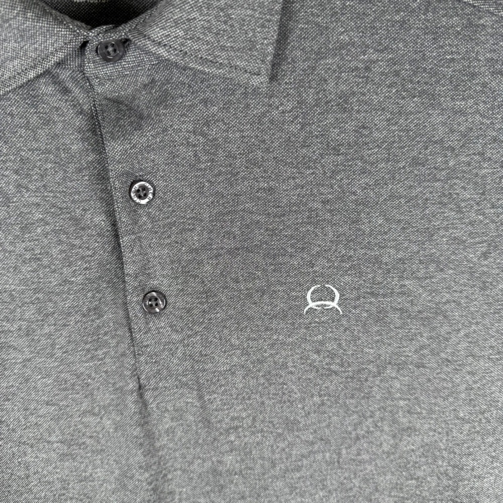 Cinch Polo Shirt Mens XXL Grey Arena Flex Short Sleeve Athleisure MTK1863016‎ - Picture 5 of 10